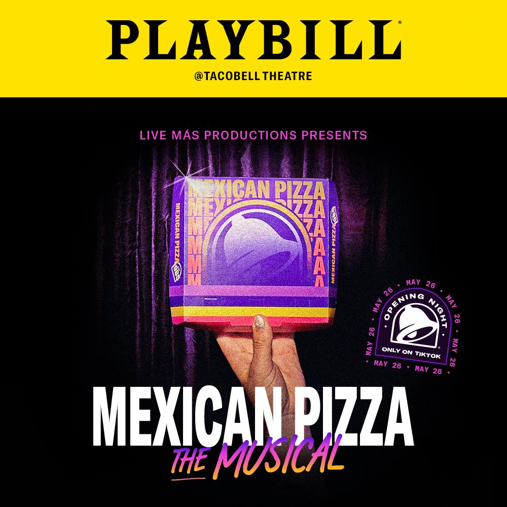 #MexicanPizzaTheMusical is really happening. Let’s do this! ta.co/musical