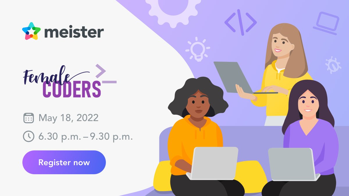 MeisterTask (@meistertask) on Twitter photo Calling all females! 📣 Join us in our Vienna HQ on May 18: we’ll be opening our doors to the <a href="/FemaleCodersLnz/">Female Coders Linz</a> club.
Get an insight into the world of coding – register here: bit.ly/391iSvK
#coding #WomenInTech #Meister Calling all females! 📣 Join us in our Vienna HQ on May 18: we’ll be opening our doors to the <a href="/FemaleCodersLnz/">Female Coders Linz</a> club.
Get an insight into the world of coding – register here: bit.ly/391iSvK
#coding #WomenInTech #Meister