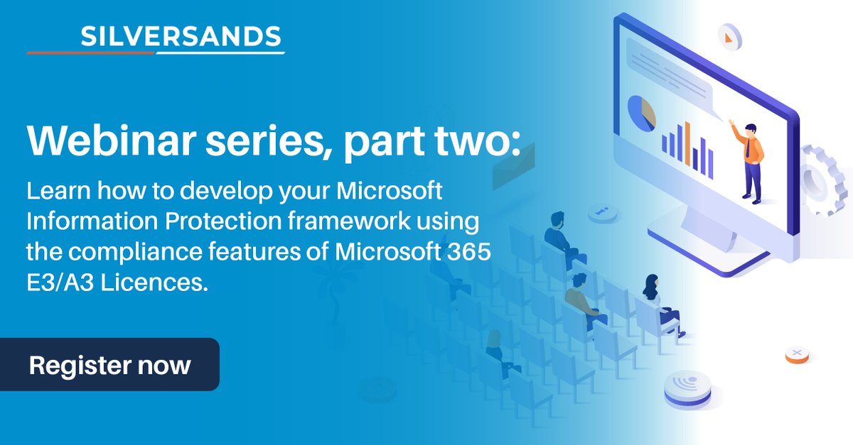 E3 is the most popular level of #Microsoft365 licencing used by organisations, and with our #ExpertHelp you can take your #MS Information Protection framework to the next level. Register today for part two of this #LiveEvent series: 

okt.to/iUvH43