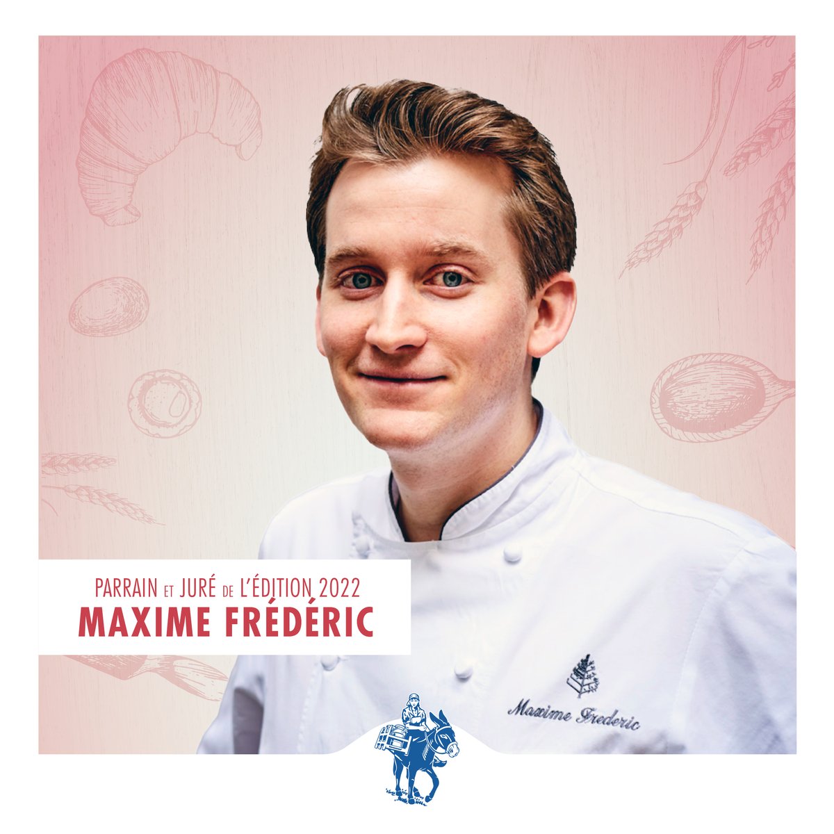 IsignySteMere's tweet photo. Pour cette 17ème édition, c’est Maxime Frédéric, Chef Pâtissier de renom, qui nous fait l’honneur de parrainer le Concours du Meilleur Croissant au Beurre d’Isigny A.O.P. 🥐 

#isigny #Isignysaintemère #concourscroissant https://t.co/XeX5oh4IK1