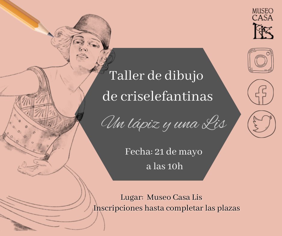 museocasalis's tweet photo. Queremos celebrar con vosotros 🥳 y con #ElPoderDeLis el #DíaInternacionalDeLosMuseos #DIM2022 convocado por el @IcomEsp .
Inscríbete en nuestro #taller de #dibujo de criselefantinas #UnLapizYUnaLis y sé parte de este evento mágico. 🏠⚜️
#web💻: https://t.co/9Fyo382zHW https://t.co/a45SfpvDd3