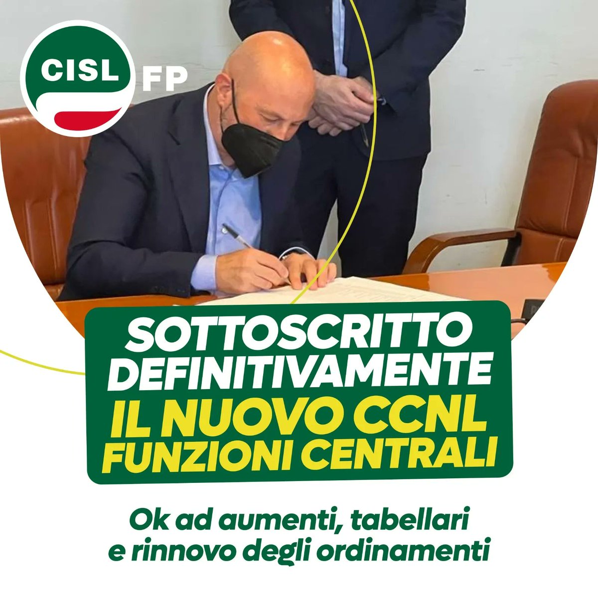 cislfp's tweet photo. 𝗗𝗘𝗙𝗜𝗡𝗜𝗧𝗜𝗩𝗢 𝗩𝗜𝗔 𝗟𝗜𝗕𝗘𝗥𝗔 𝗔𝗟 𝗖𝗖𝗡𝗟 𝗙𝗨𝗡𝗭𝗜𝗢𝗡𝗜 𝗖𝗘𝗡𝗧𝗥𝗔𝗟𝗜!

Se #NoiPa riuscirà a disporre gli aumenti già da Maggio, gli arretrati, oltre al 2019-21, riguarderanno i primi 4 mesi del 2022, altrimenti da Giugno saranno calcolati con i 5 mesi del ‘22. https://t.co/HjJhUJshsq