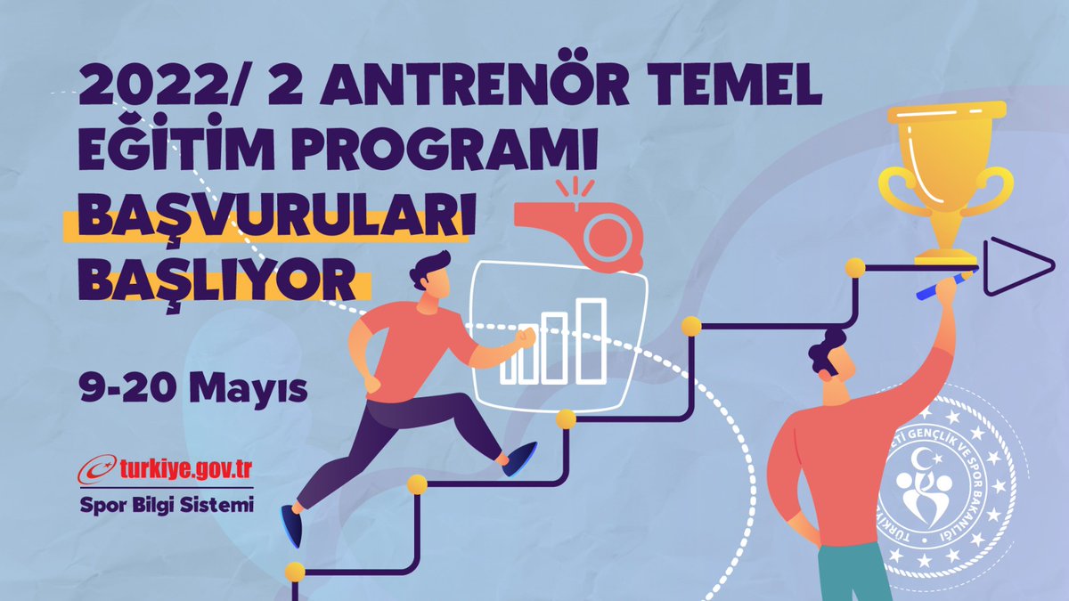 gencliksporbak's tweet photo. 📣Antrenör Eğitim Programı kapsamında düzenlenen, 2022/2 Antrenör Temel Eğitim Programı başvuruları başladı.

🔗Detaylar; https://t.co/1JeQzEm57c https://t.co/JD0bEw2G4E