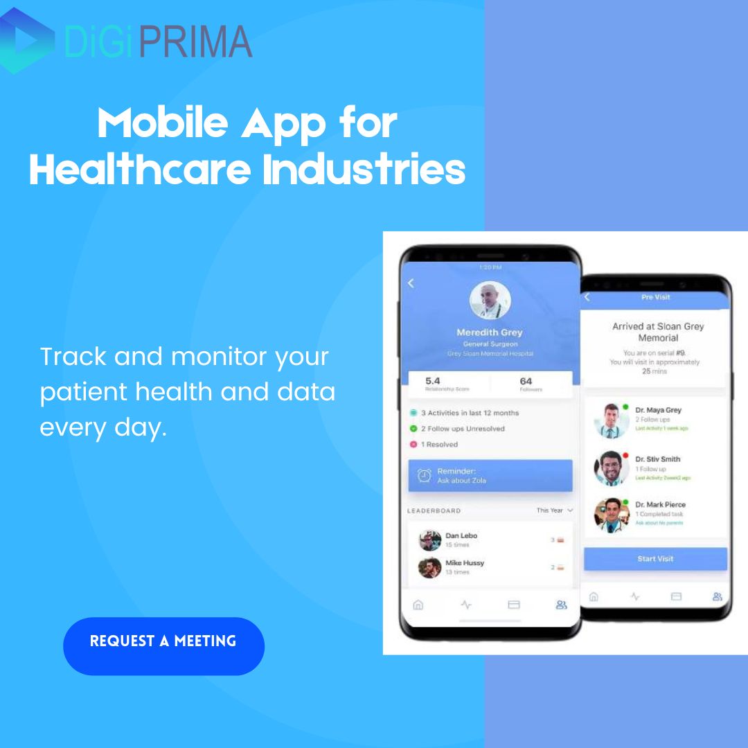 DigiprimaTech's tweet photo. Our healthcare app developers are #HIPAA compliant and build custom applications that are extremely helpful in improving patient outcomes, increasing user engagement. 
Send your requirement at- info@digiprima.com
#healthcare #healthcareapp #healthcaremobileapp #hippa https://t.co/q6KSgPTGQi