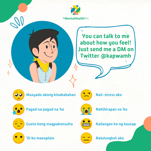 mentalhealthph's tweet photo. Hi Champs! In case you a need a psychological support during this election season. We encourage you to contact the following FREE crisis hotlines nationwide.

You may also visit our directory at https://t.co/uZTbg8bBSQ or talk to @kapwamh 💚

#MayKaramayKa #ElectionAnxiety https://t.co/9sm45Oa7qJ
