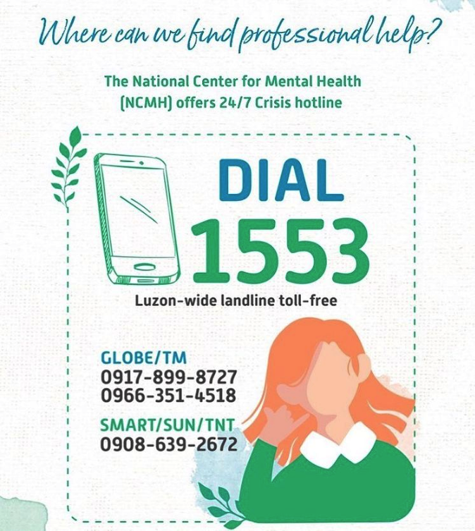 mentalhealthph's tweet photo. Hi Champs! In case you a need a psychological support during this election season. We encourage you to contact the following FREE crisis hotlines nationwide.

You may also visit our directory at https://t.co/uZTbg8bBSQ or talk to @kapwamh 💚

#MayKaramayKa #ElectionAnxiety https://t.co/9sm45Oa7qJ