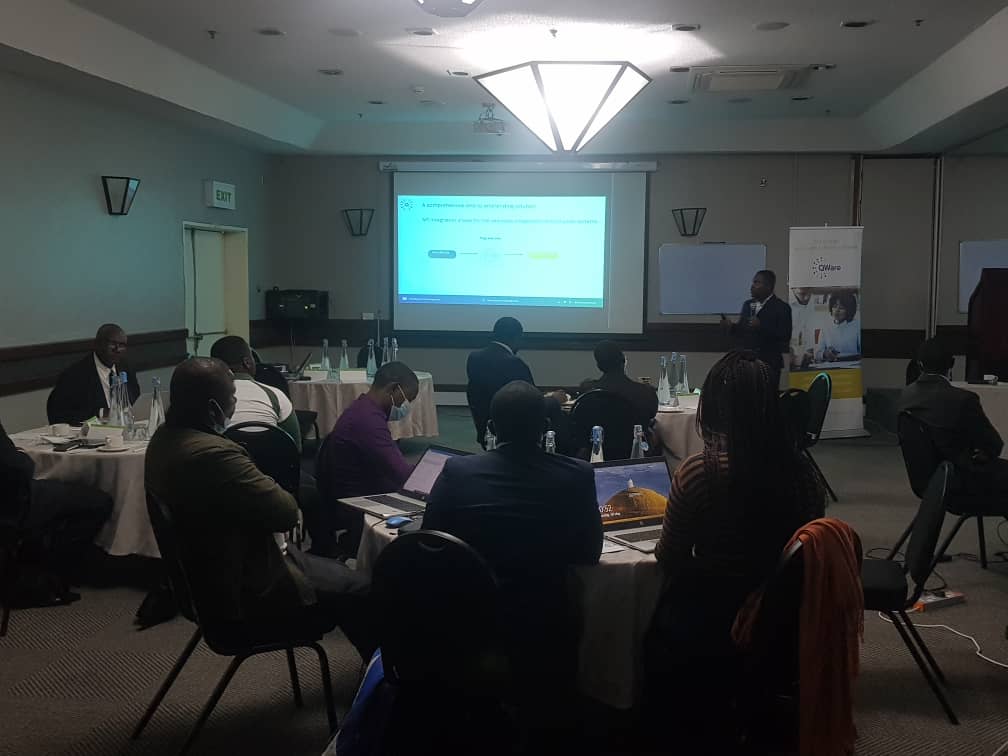 QwareBanking's tweet photo. Live from #Harare, #Zimbabwe, another insightful workshop for #microfinance institutions, where we are sharing our experience on cost reduction and optimisation of processes and services, while maximising business potential. 
#digitalbanking #digitaltransformation #cloudbanking https://t.co/JbHFyh1jzM