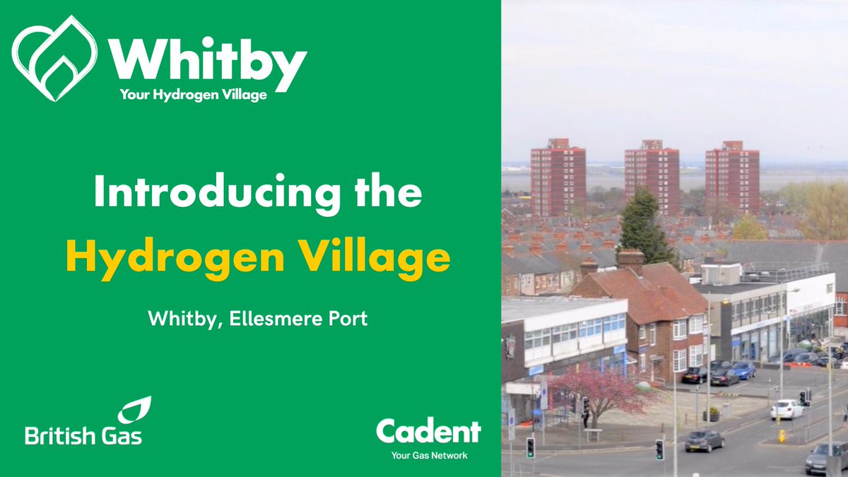 📣Important news: We are #delighted that <a href="/Ofgem/">Ofgem</a> &amp; @beisgovuk have shortlisted Whitby, Ellesmere Port for a #HydrogenVillage, overseen by <a href="/CadentGasLtd/">Cadent</a> and <a href="/BritishGas/">British Gas</a>. Read about this important energy programme: hydrogenvillage.com #FutureofGas  #NorthWest <a href="/Go_CheshireWest/">Cheshire West</a>