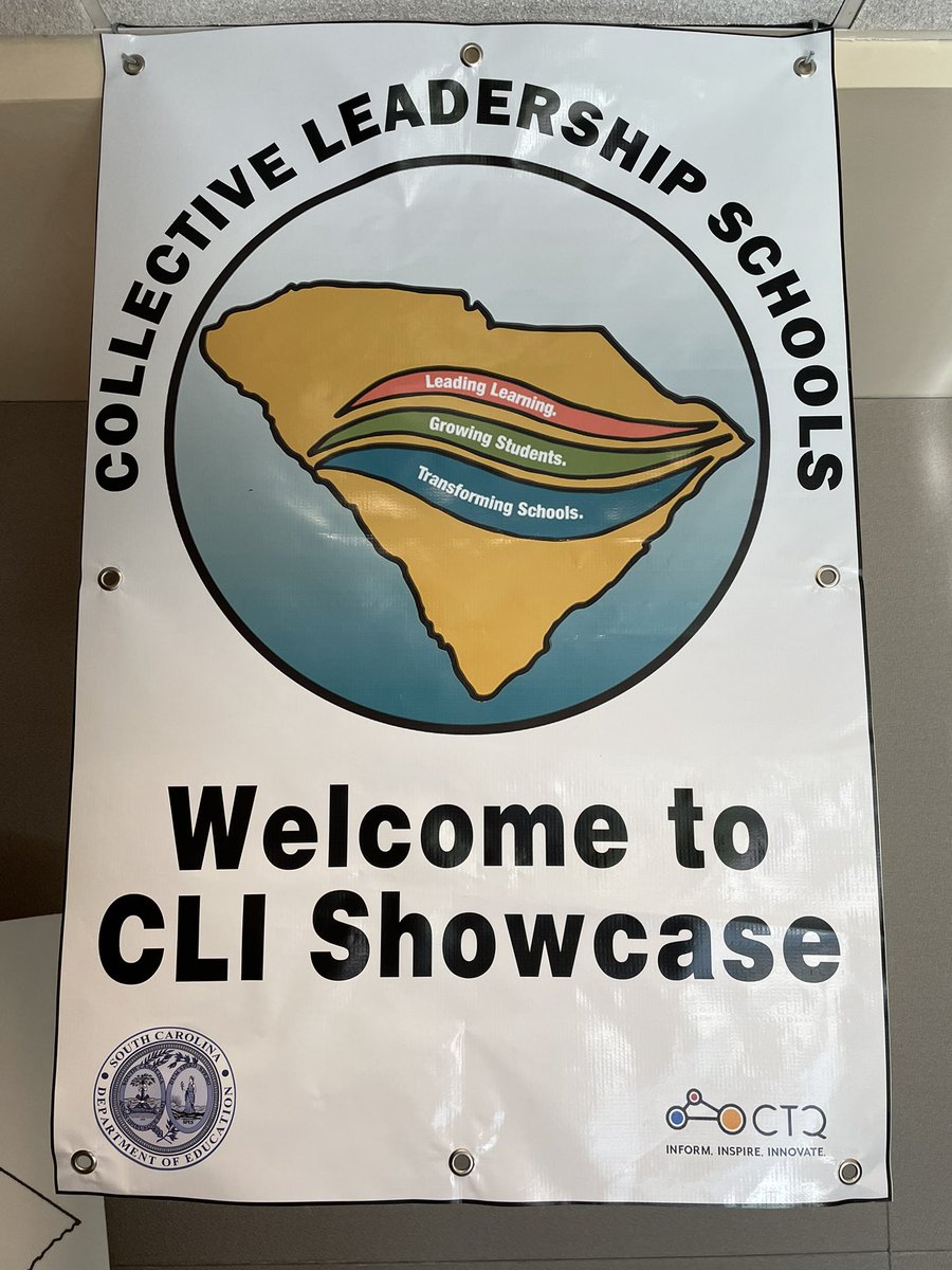 Thrilled to learn and celebrate with <a href="/EducationSC/">S.C. Department of Education</a> and a powerful network of schools at the CLI showcase today! #collectiveleadership #CLI2022 <a href="/teachingquality/">teachingquality</a>