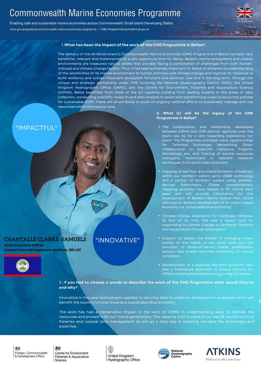 CME Programme (@cme_prog) on Twitter photo We worked closely with <a href="/CZMAIBelize/">Coastal Zone Management Authority & Institute BZ</a> on delivering the CME Programme in Belize on the scientific work and development of the country's Maritime Economy Plan which we expect to be Cabinet endorsed and launched soon. CZMAI's CEO reflects on the work of the Programme. @Commonwealth18 We worked closely with <a href="/CZMAIBelize/">Coastal Zone Management Authority & Institute BZ</a> on delivering the CME Programme in Belize on the scientific work and development of the country's Maritime Economy Plan which we expect to be Cabinet endorsed and launched soon. CZMAI's CEO reflects on the work of the Programme. @Commonwealth18