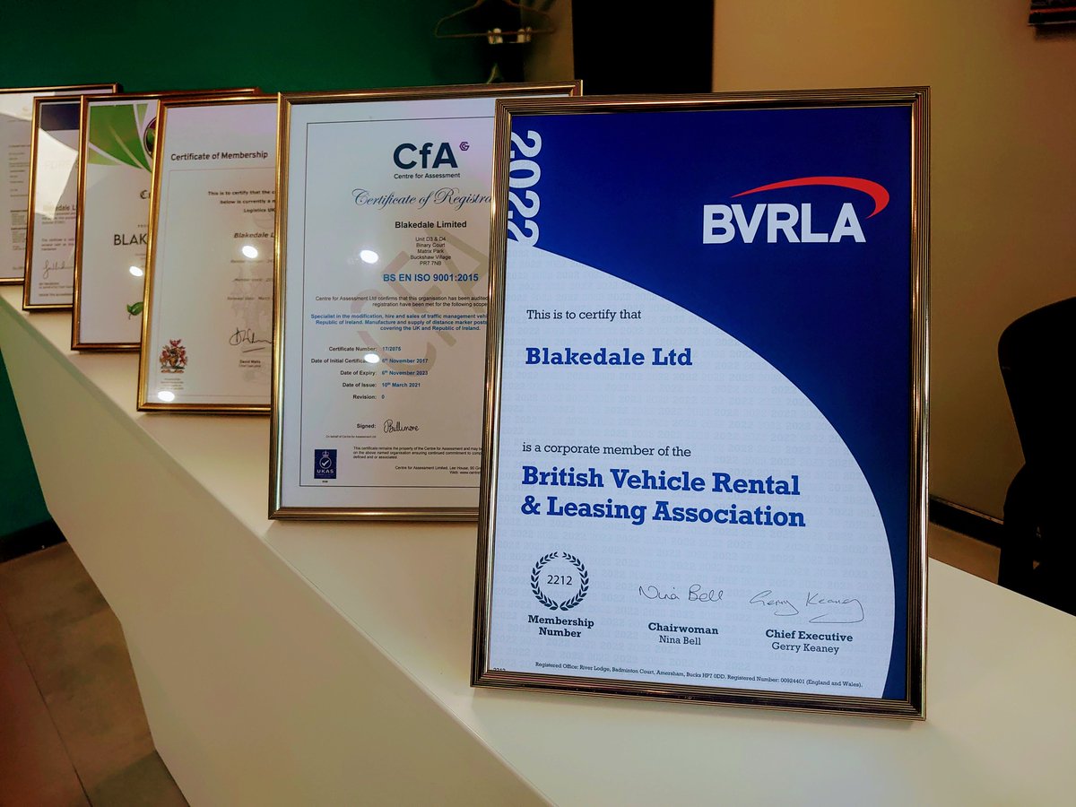 We are delighted to announce that Blakedale Ltd is continuing to be a corporate member of The British Vehicle Rental &amp; Leasing Association for 2022.

As always, we are committed to deliver safe, sustainable and affordable road transport to all our customers.

<a href="/bvrla/">The BVRLA</a>