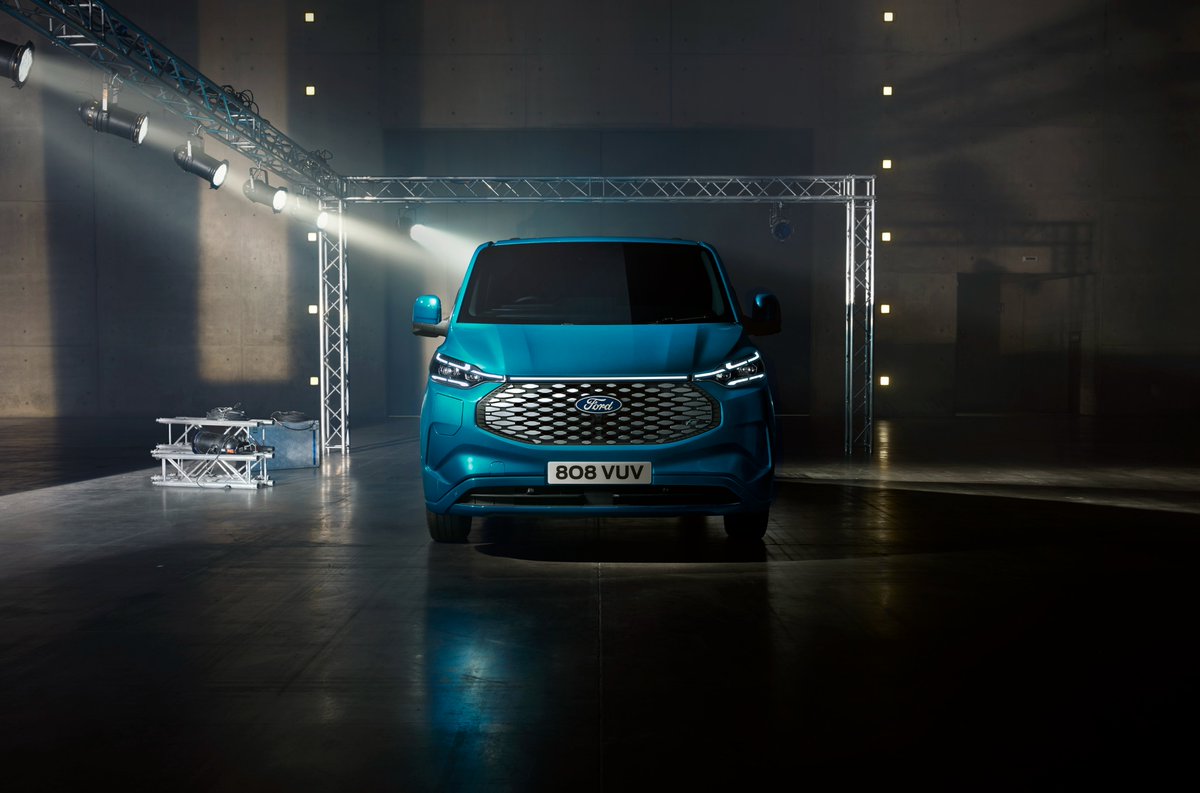 tedcannis's tweet photo. Today, we're launching @Ford's second, all-electric van in Europe. First was #ETransit, now here’s the #ETransitCustom, a one-tonne van that marks a major step forward in @FordPro’s mission of full fleet electrification! https://t.co/F3BReX3xhA