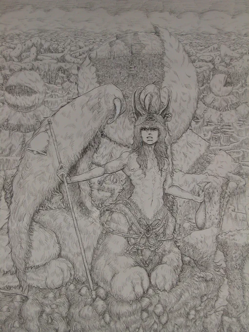 #同じ人が描いたとは思えない絵を貼る 
←約10年前              今→ 