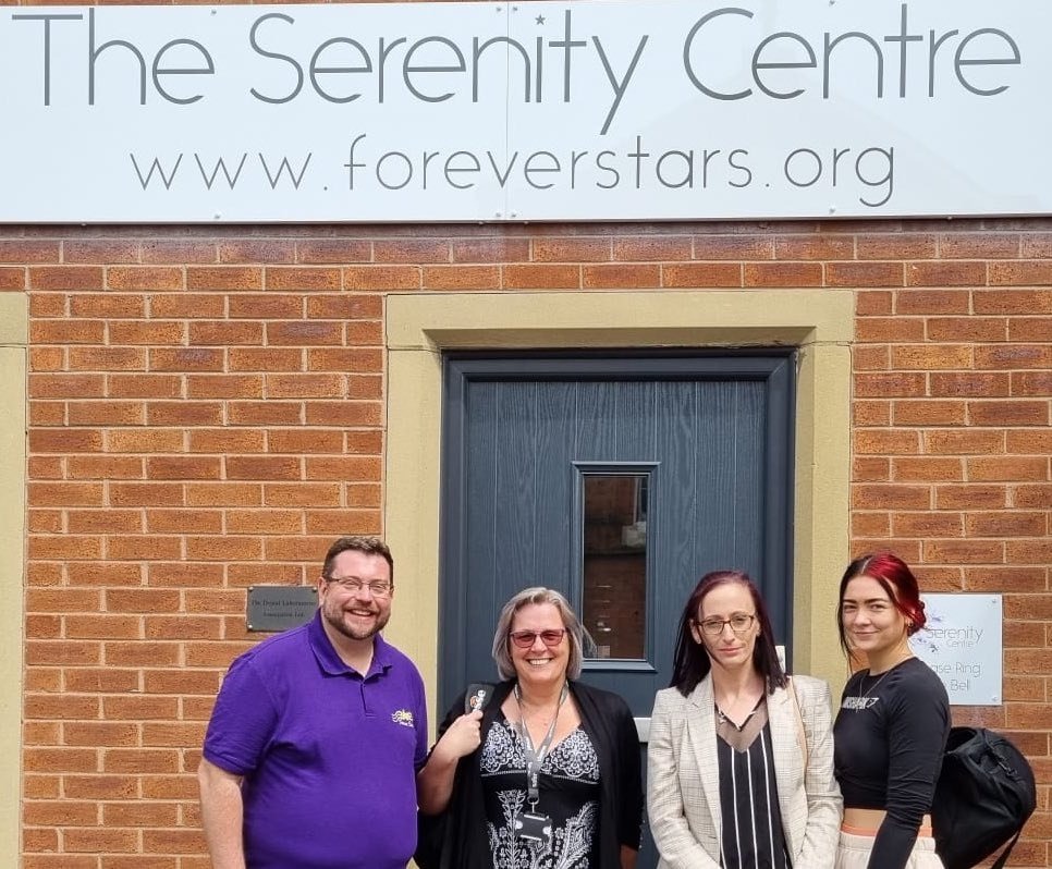 FSFundraising's tweet photo. Great to have support of @CllrMariaWatson and @CllrKirstyJones, it was lovely to see you at the Serenity Centre today for our 8th birthday.#babyloss https://t.co/z0EIFwqT7n
