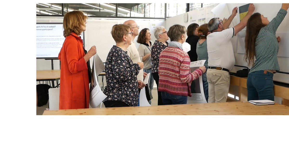 OpenSystemsUB's tweet photo. 🤝💡Divendres passat, vam iniciar amb les persones coinvestigadores el procés d'interpretació col·lectiva de les dades del xatbot #CoActuem per la #SalutMental.

🙏 Moltes gràcies a totes per participar i per aportar la vostra expertesa i les vostres reflexions.

Obrim🧵... https://t.co/IMHR3ty3jL
