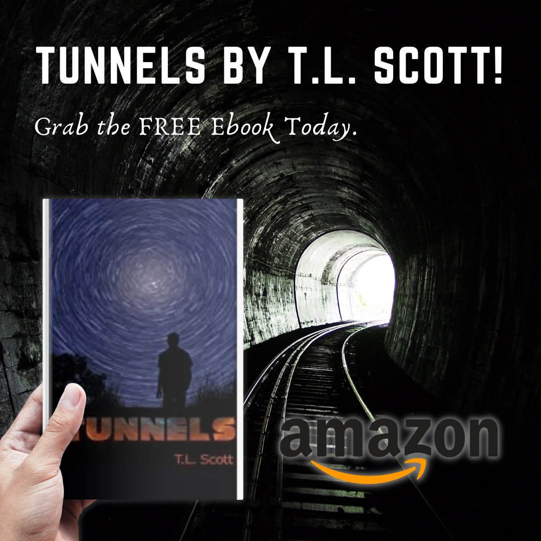 Tunnels...!!!
This fast-paced dystopian thriller keeps delivering the action-- reality, after reality, after reality.

Grab Your FREE Ebook Now: amzn.to/3iqHr6G
#thrillerbooks #mysterybooks #amazon #freebook #kindleunlimited  #bookstagram #tlscottbooks