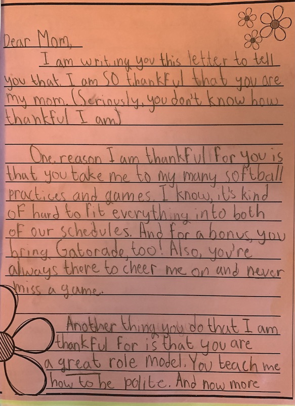 MermelsteinLeah's tweet photo. Practicing writing and getting support with your writing craft pays off! Best gift ever...
#wedowriting #mothersday #simpletoolsforcomplexwork #gradualreleasereimagined #bestgift https://t.co/wQUjKZrjKc