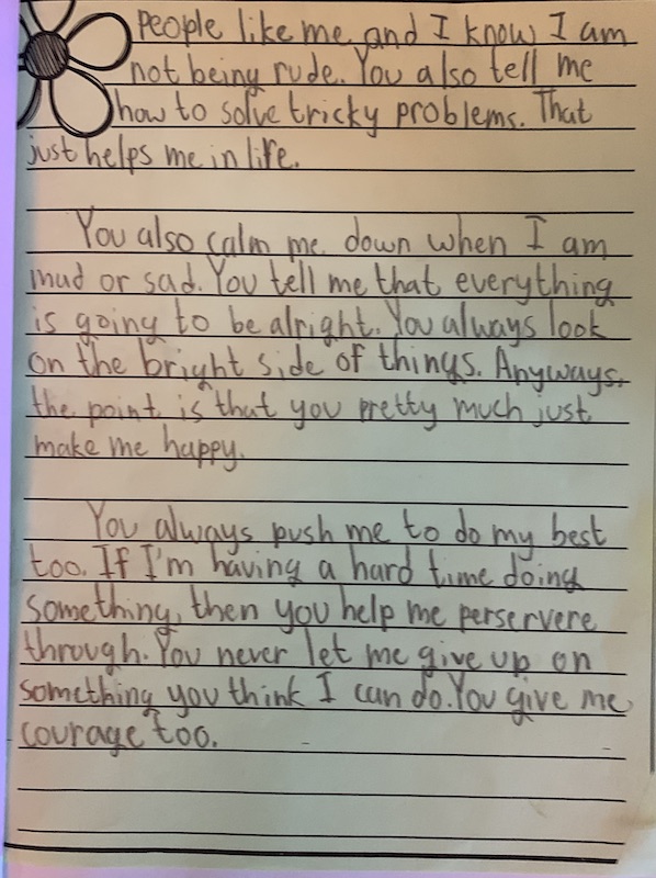 MermelsteinLeah's tweet photo. Practicing writing and getting support with your writing craft pays off! Best gift ever...
#wedowriting #mothersday #simpletoolsforcomplexwork #gradualreleasereimagined #bestgift https://t.co/wQUjKZrjKc