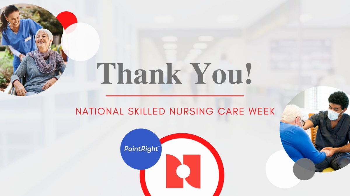 PointRight's tweet photo. Thank you to all the #nurses, aids, administrators, housekeeping staff, food services staff, activities coordinators, therapists and volunteers keeping our nations' seniors safe, healthy and happy. #NSNCW #skillednursing @ahcancal #nursinghomes @NetHealthFits https://t.co/gj61Ew9lo8