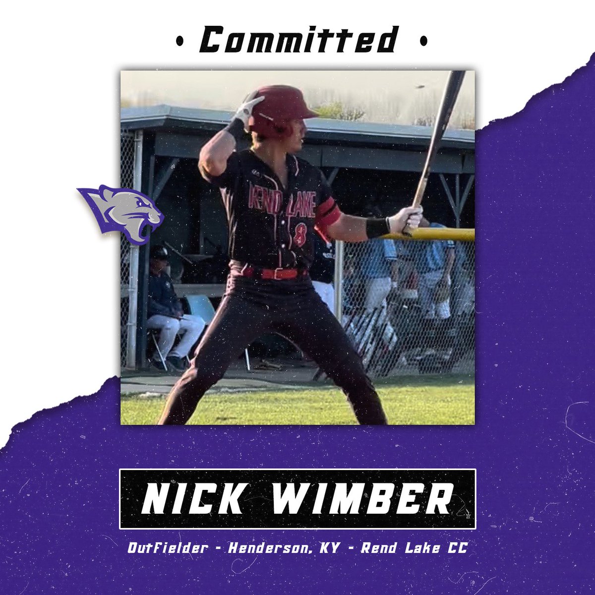 Excited to add <a href="/WimberNick/">Nick Wimber</a> to the Panther Baseball family! Outfielder with all the tools! #kdubbaseball