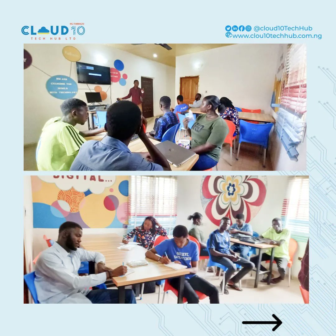 cloud10techhub's tweet photo. We're excited to inform you that our Digital Productivity Starter Pack training officially starts today!
These Champs are on their journey to acquiring core skills for their dream jobs.
#contentmarketing #registeryourbusiness #digitalskillstraining #Cloud10TechHub https://t.co/QDvA18rayp