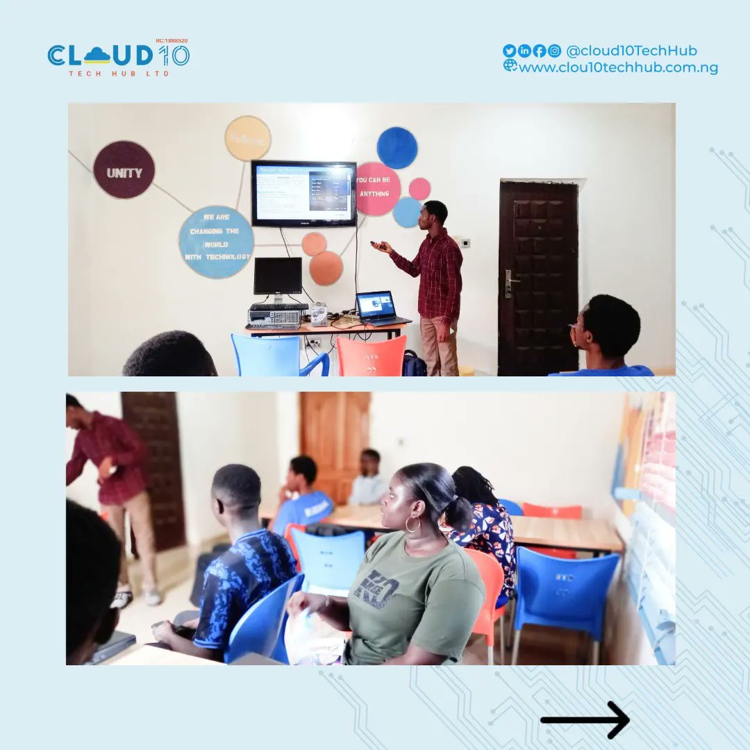 cloud10techhub's tweet photo. We're excited to inform you that our Digital Productivity Starter Pack training officially starts today!
These Champs are on their journey to acquiring core skills for their dream jobs.
#contentmarketing #registeryourbusiness #digitalskillstraining #Cloud10TechHub https://t.co/QDvA18rayp