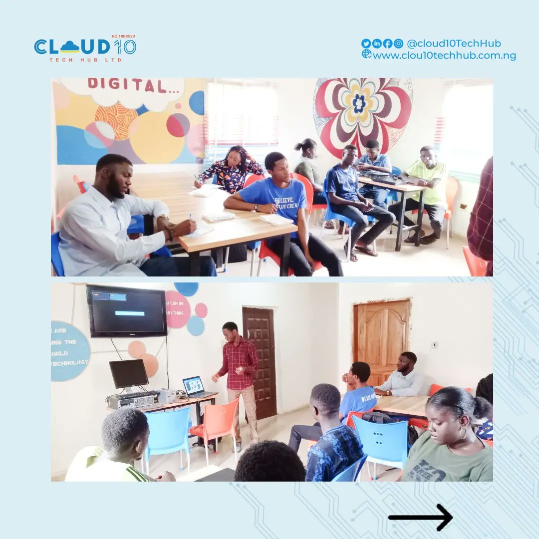 cloud10techhub's tweet photo. We're excited to inform you that our Digital Productivity Starter Pack training officially starts today!
These Champs are on their journey to acquiring core skills for their dream jobs.
#contentmarketing #registeryourbusiness #digitalskillstraining #Cloud10TechHub https://t.co/QDvA18rayp