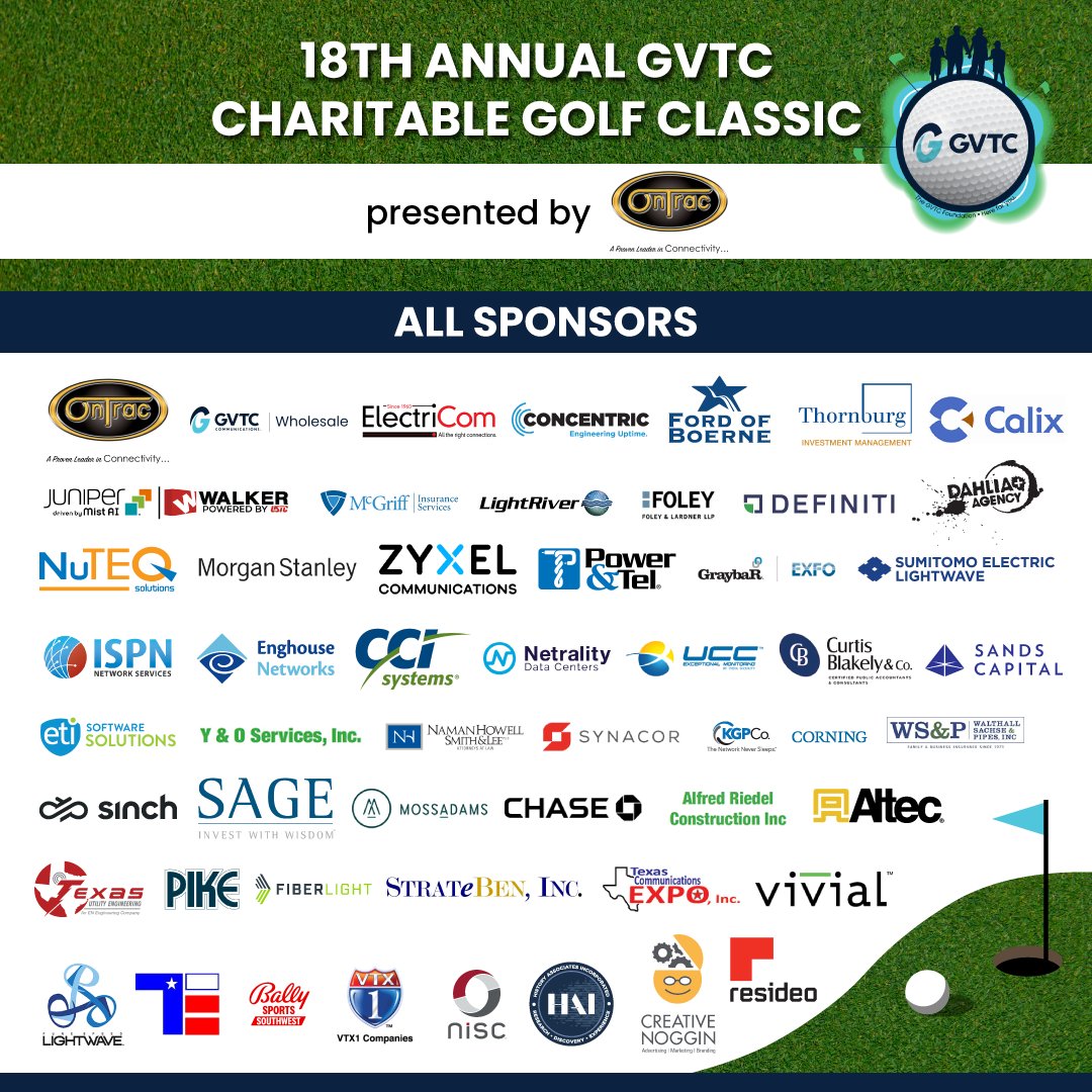 OfficialGVTC's tweet photo. The wait is finally over! Tomorrow’s the big day and we couldn’t have made it without the help of our amazing sponsors. Their generous donations allow us to continue making a positive impact on our community. 💚

#GVTC #TheGVTCFoundation #GolfClassic https://t.co/CngO2KVxH7