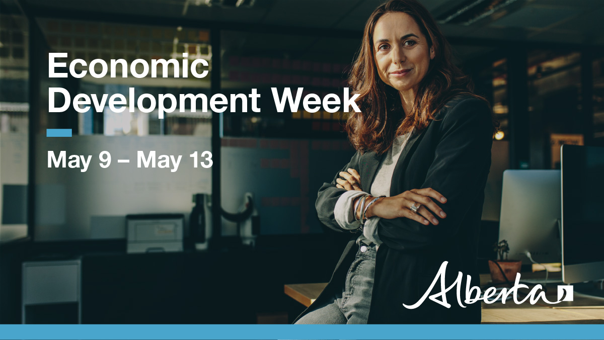 YourAlberta's tweet photo. This week has been declared Economic Development Week. We’re celebrating the Alberta job creators, businesses and entrepreneurs who are the backbone of our economy.
Read Minister Schweitzer’s statement at https://t.co/XmxFAplGpo https://t.co/jol0NQuDl3