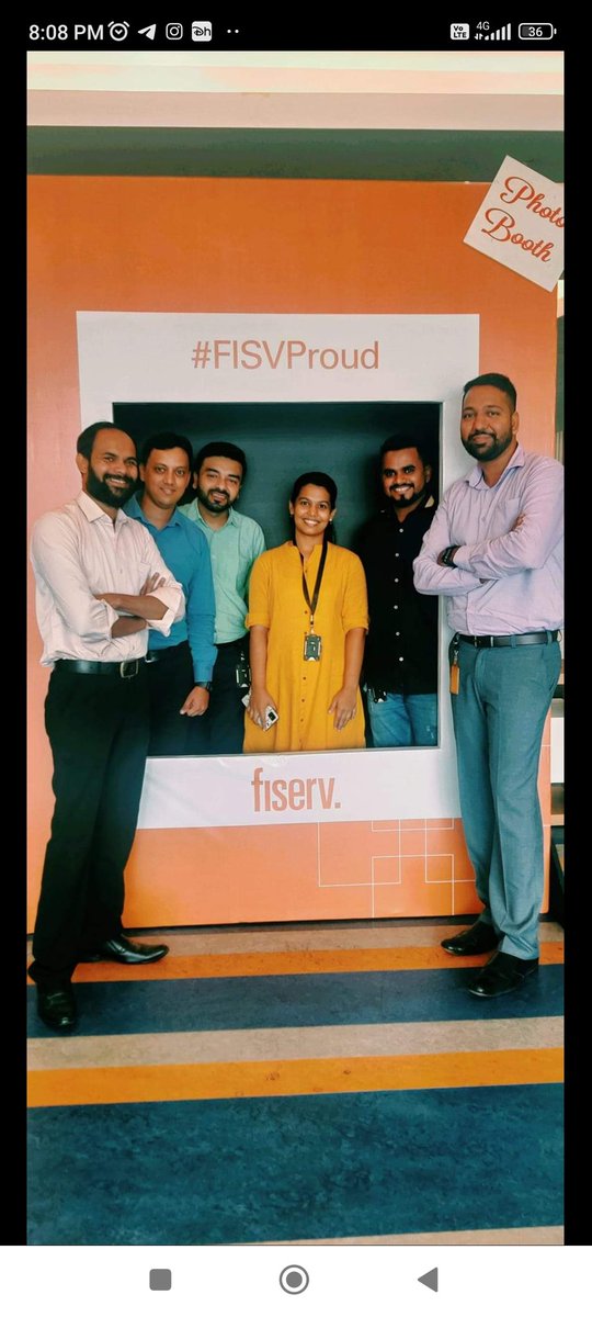 We are team orange 🧡 #FISVProud #firserv <a href="/Fiserv/">Fiserv</a> #fintech