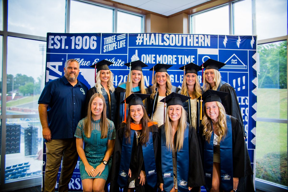 GSAthletics_WSO's tweet photo. 📸 rewind - Friday's Stole Ceremony. Congratulations to our women's soccer graduates! https://t.co/gESEoCUgUp