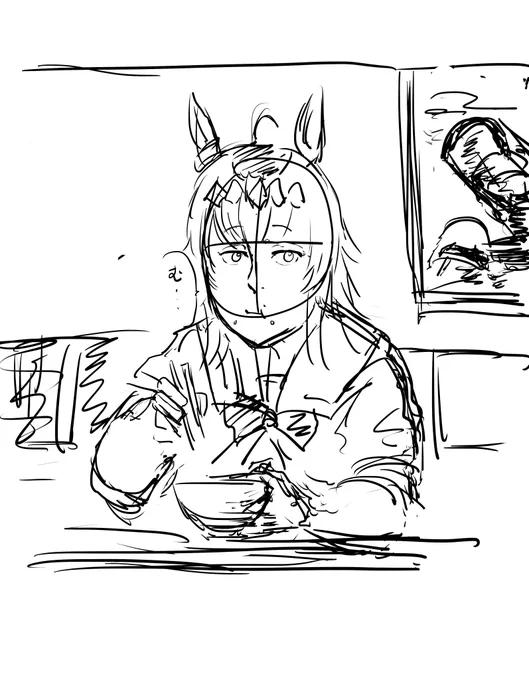 オグリキャップ(ウマ娘)のラフ 