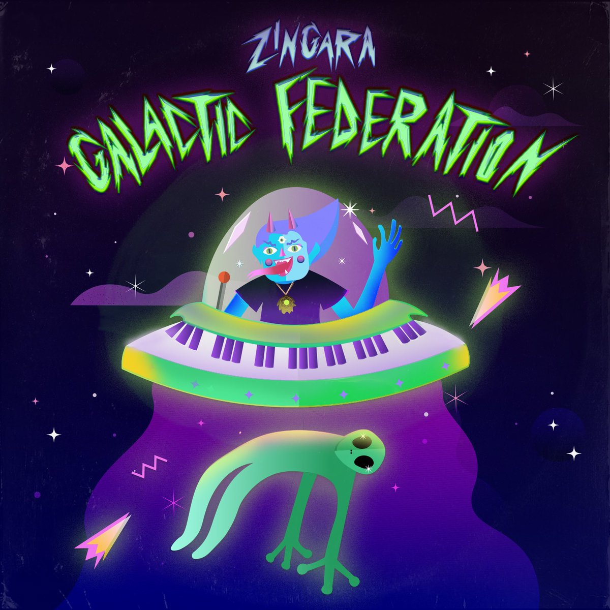 zingaramusic's tweet photo. I’m so excited to announce that my track, Galactic Federation, will be out on all platforms this Thursday, May 12th👽💫🛸 The pre save link is in bio and I’m sooo ready for this to finally be yours!! I’ve been playing this out for a while now, if ya know… you know👁👁👁 https://t.co/wRsI7t6rQy