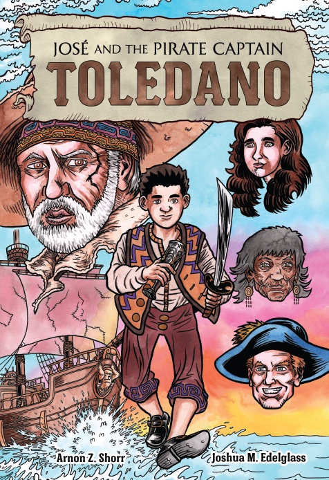 AnnaOlswanger's tweet photo. Out now from @KarBenPub and just in time for #JewishHeritageMonth! JOSÉ AND THE PIRATE CAPTAIN TOLEDANO by @Shorr with art by Josh Edelglass, a MG #graphicnovel set in the shadows of the Spanish Inquisition about a young refugee who forms a powerful bond with a mysterious pirate. https://t.co/PNOH3OJCwE
