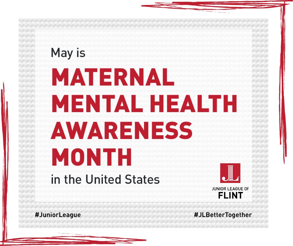 JLofFlint's tweet photo. May is Mental Health Awareness Month in the United States, Nearly 1 in 5 Americans live with a mental illness. Visit the National Alliance on Mental Health for resources and support: https://t.co/vkJXMldoaC
#JLBetterTogether #JuniorLeague #MMH #jlflint https://t.co/MxDPV7eIfk
