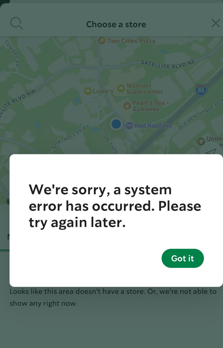 atulya_t's tweet photo. ⁦@Starbucks⁩ 
Unplanned maintenance(again?) in the 30024 area ? https://t.co/a5nEv8FJw5
