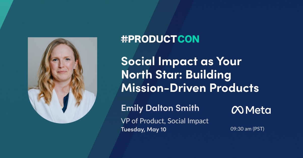 ProductEvents's tweet photo. We're kicking off #ProductCon with our very 1st speaker of the day 👏
Join @edaltonsmith, @meta VP of Product, Social Impact, as she shares how to make an impact with your products!💥
The event just began so come join us for a full day of #ProgMgmt talks https://t.co/fAIGNJT392 https://t.co/9zMFKCJzBI