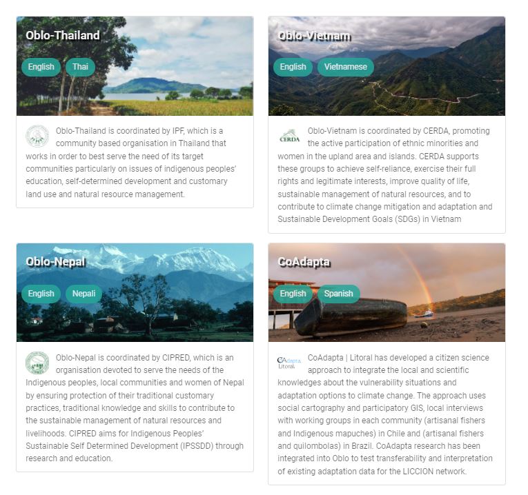 LICCIONetwork's tweet photo. 📢NEWS: We are pleased to launch Oblo beta with partner organisations and begin testing the application 📱💻. Find out how Oblo can help remote communities collect data on local climate change impacts &amp; solutions.☀️🌊🌾🧺🐄🪲  
👉🏽https://t.co/Rvk2l1Ms1R https://t.co/HZI1Fc40p3
