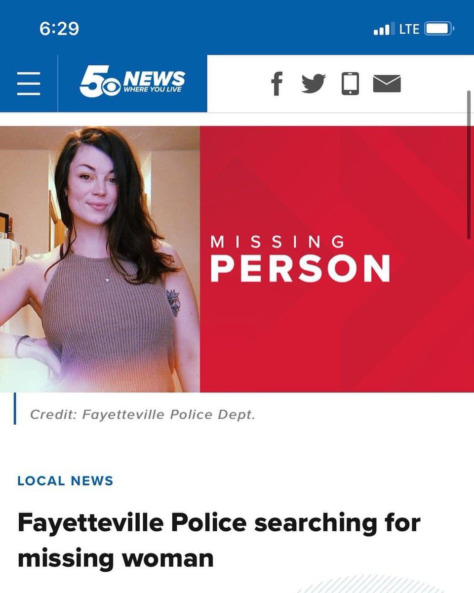 brennensmith2's tweet photo. My friend Shelby has been missing in Fayetteville since Wednesday night. Please help spread the word! https://t.co/NXlwS9oVci