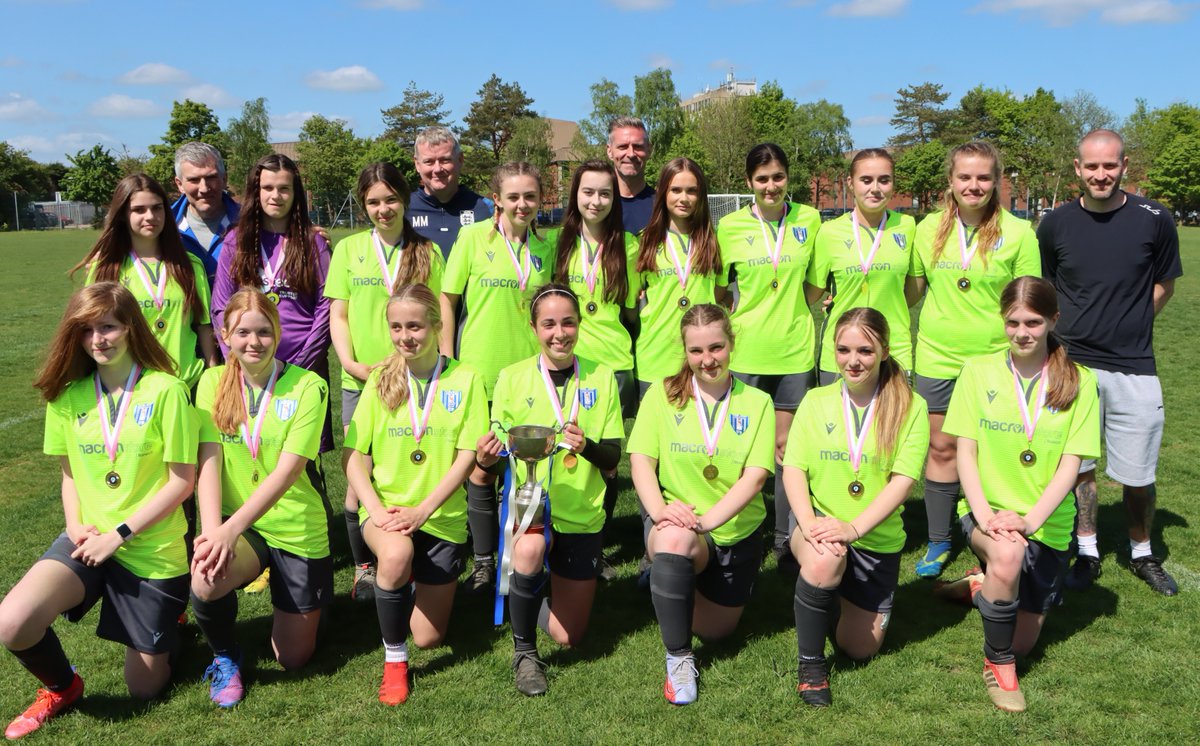 DPSTechnology's tweet photo. So proud of these girls. 2-1 winner in the Suffolk Girls and Womens Under 15’s League cup. Congratulations to Players, Parents, Staff and supporters. Couldn’t be prouder to sponsor such a lovely bunch of girls.
#SuffollkFA #Kesgravekestrels #HerGameToo #ITFC #ITFCWomen #DPSTech https://t.co/eApTcPwjTJ