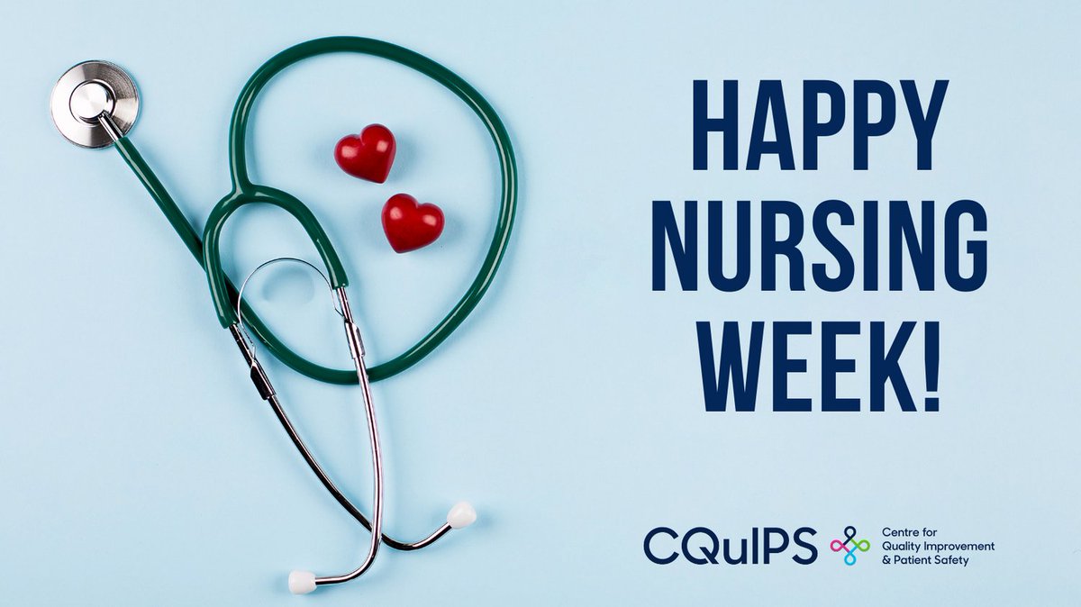 CQuIPS's tweet photo. Happy #NursingWeek! We're grateful for all of the nurses who support #qualityimprovement and #patientsafety every single day - thank you! https://t.co/qMtvpbuy39