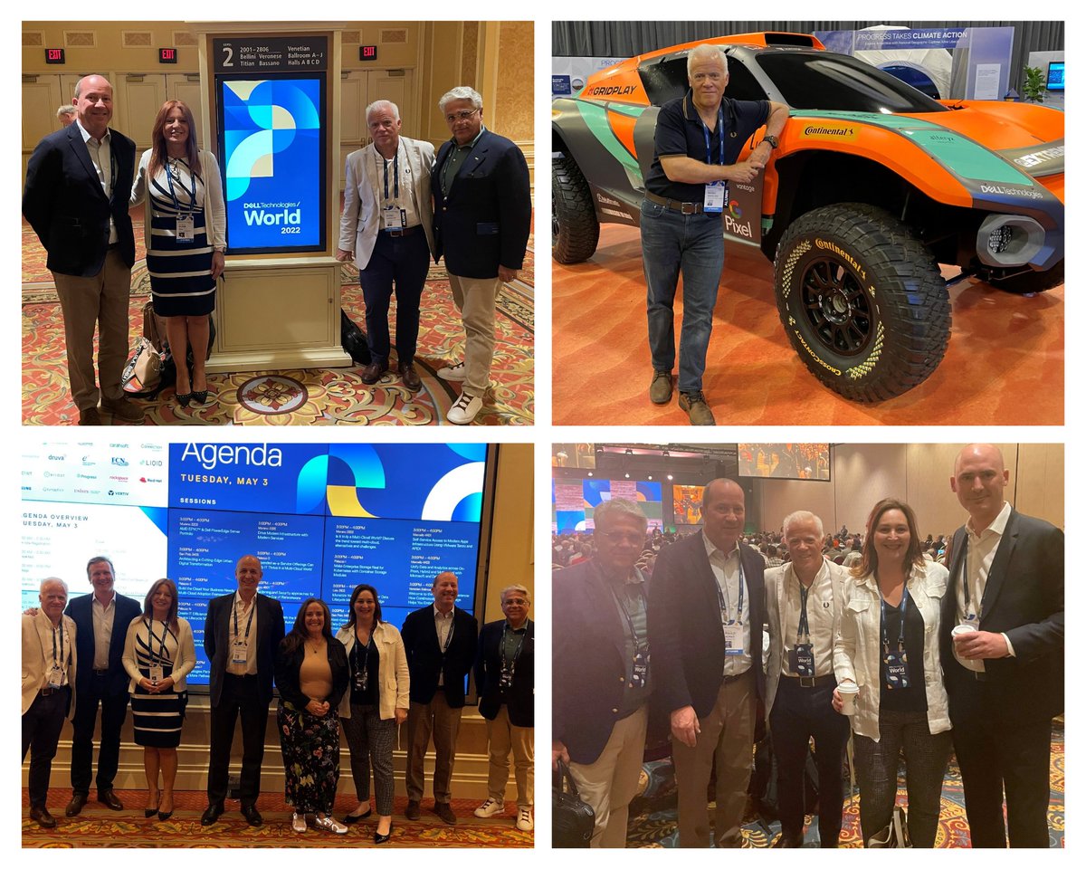 Após 2 anos de paragem devido à pandemia o Dell Tech World voltou novamente a Las Vegas.
De 1 a 5 de Maio, foi uma semana repleta de palestras, reuniões, aprendizagens e troca de impressões. A boa disposição esteve sempre presente com ótimos momentos de convívio.