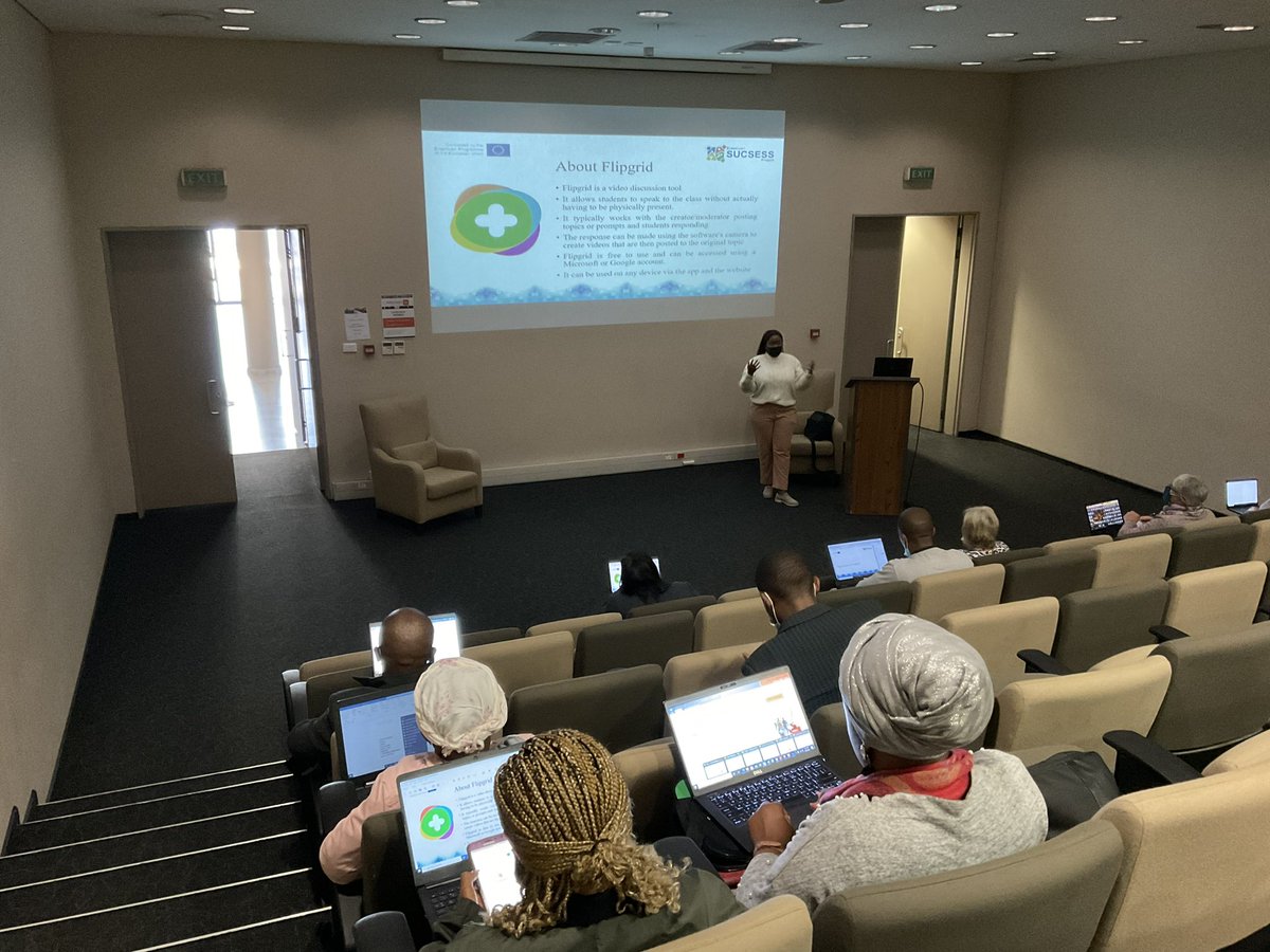 SUCSESSProject's tweet photo. Participants in today’s training are getting a practical introduction to the use of @Flipgrid
#Training4SUCSESS #teachertwitter #student #employability https://t.co/Ppin2TcEN0