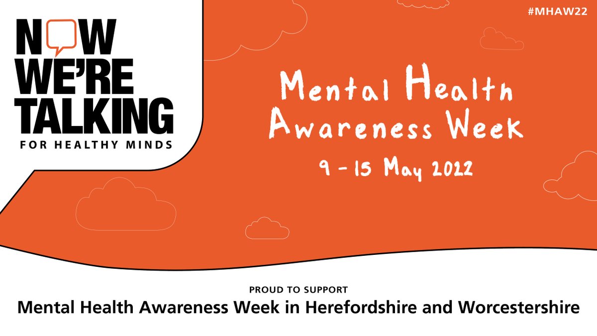 This week is Mental Health awareness week and this year the conversation is all about loneliness. We're proud to support Mental Health Awareness Week in Herefordshire and Worcestershire #MHAW22
