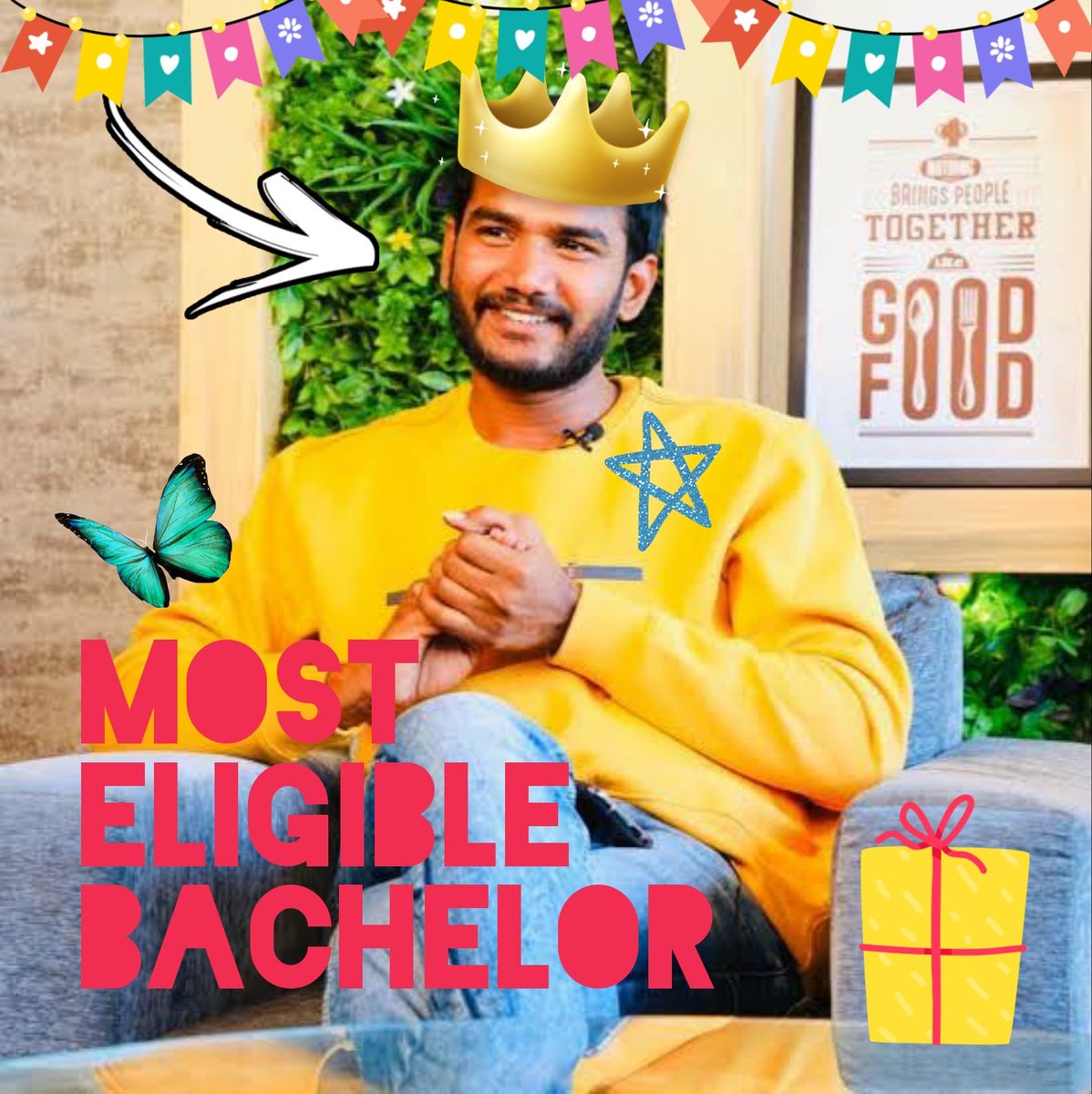shivafansikkada's tweet photo. The Most Eligible Bachelor ❤️🔥🥷
Pls vote for AnchorShiva 👌 🗳️
@anchor_shiva ❤️
#AnchorShiva 🥷
#TaskMaharaj 👑
#BiggBossNonStop
#BiggBossNonStopTelugu
@DisneyPlusHSTel https://t.co/ZvkmL1JI9d