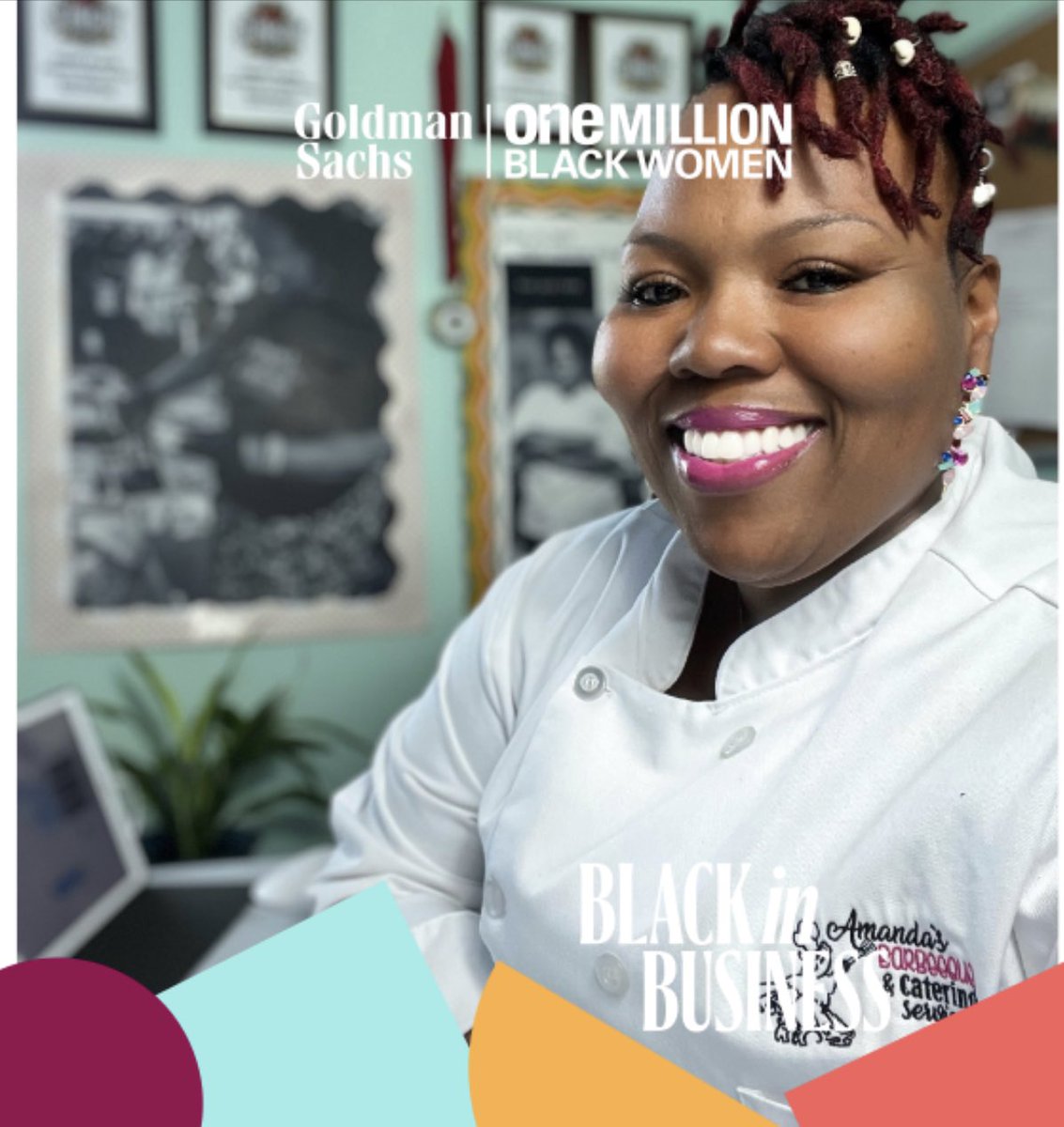 AmandaBarbeeque's tweet photo. I am proud &amp; excited to announce that I'll be joining the inaugural cohort of Goldman Sachs One Million Black Women: Black in Business. I'm excited you get to witness us grow ! I will be in New York for 3 days at Goldman Sachs Head Quarters

#OMBWBlackInBiz @GoldmanSachs https://t.co/xgdVxUFUV9