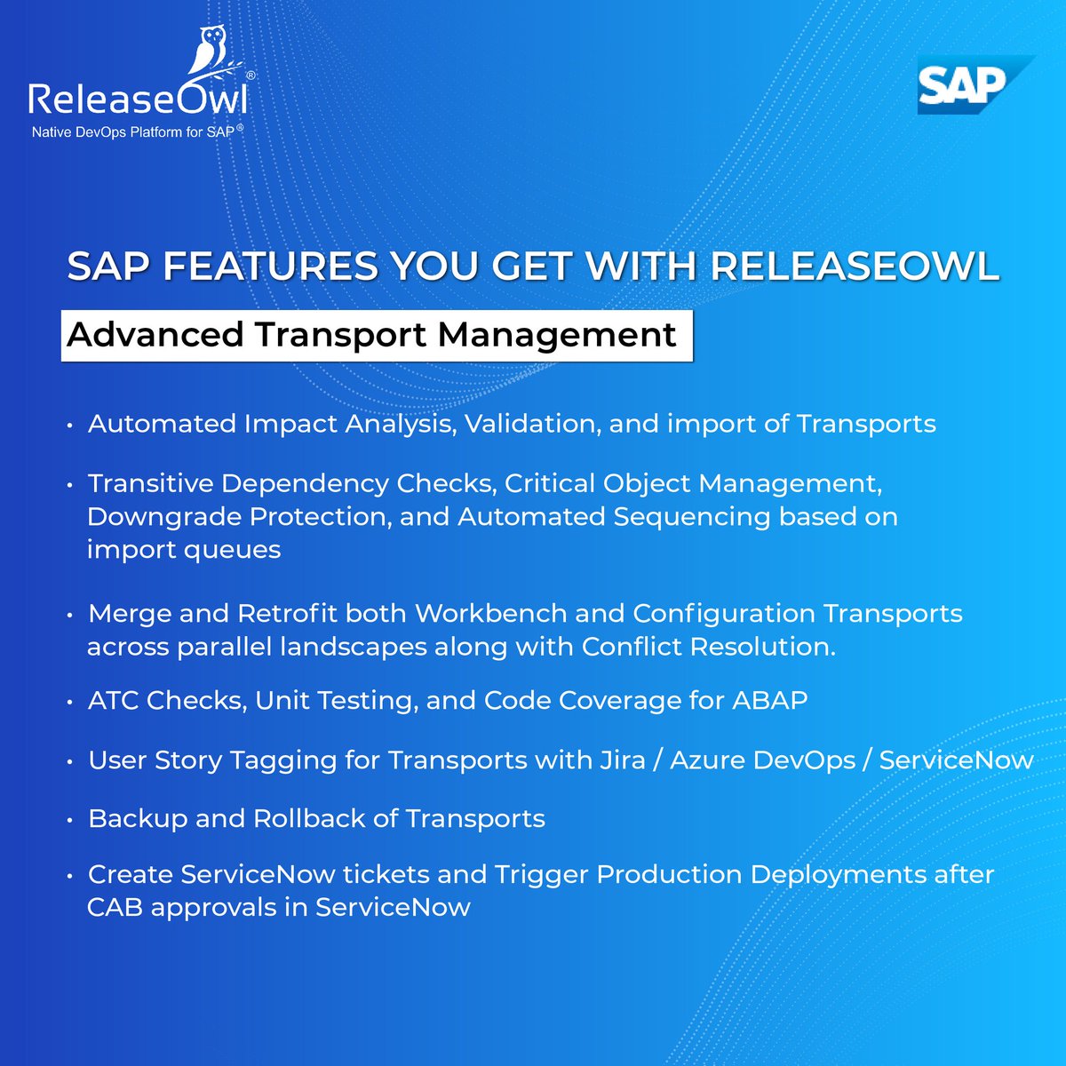 Are you ready to meet us at SAP Sapphire? Gear up for the event where innovation meets excellence with ReleaseOwl on May 10 - May 12 2022. Click the link to schedule a meeting today calendly.com/niranjan-cf/me…

#SAP #sapphirenow #s4hanacloud #SAPBTP #ABAP #SAPSapphireOrlando