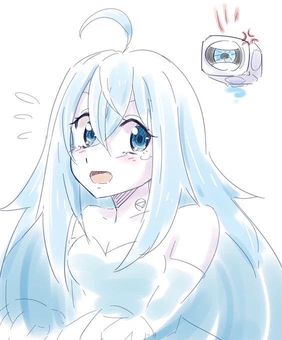 #VivyFluoriteEyesSong マツモトに怒られるヴィヴィちゃん(#^^#)高校生の時に描いていた絵柄です。 