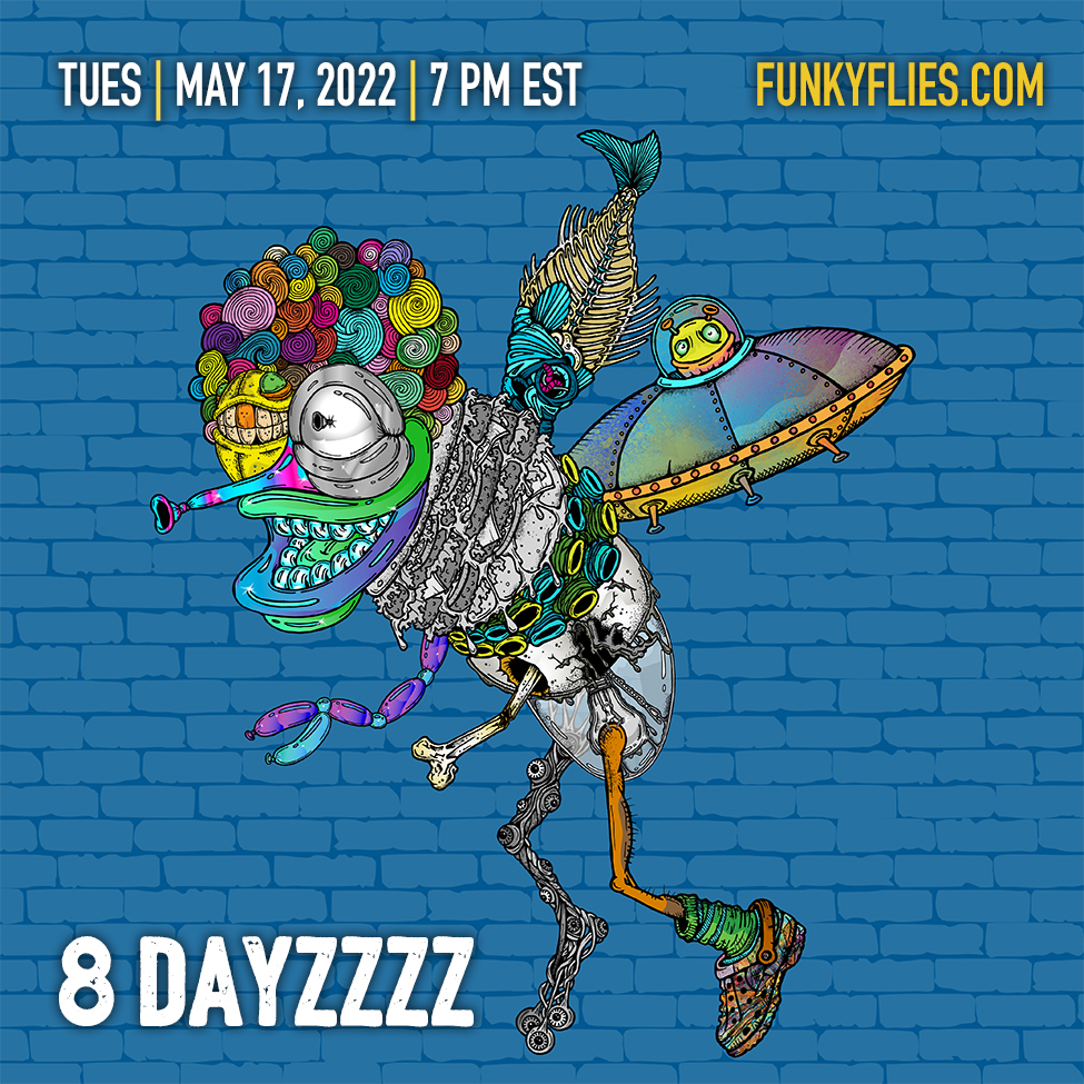These crazy mother f@#%&amp;kers are hatching in 8 DAYZ!! CANNOT WAIT!!! With some <a href="/bekxart/">BekxArt</a> #BAB and <a href="/DreamSquiggles/">Dream Squiggles</a> textures, KILLER drawings by <a href="/gruntleddesign/">Gruntled Design</a> and <a href="/gicevt/">GICEvt</a> bring it all to life!! 🪰🔥🛹 LOAD UP. Do NOT MISS this mint! Only 1255 available for public hatch.