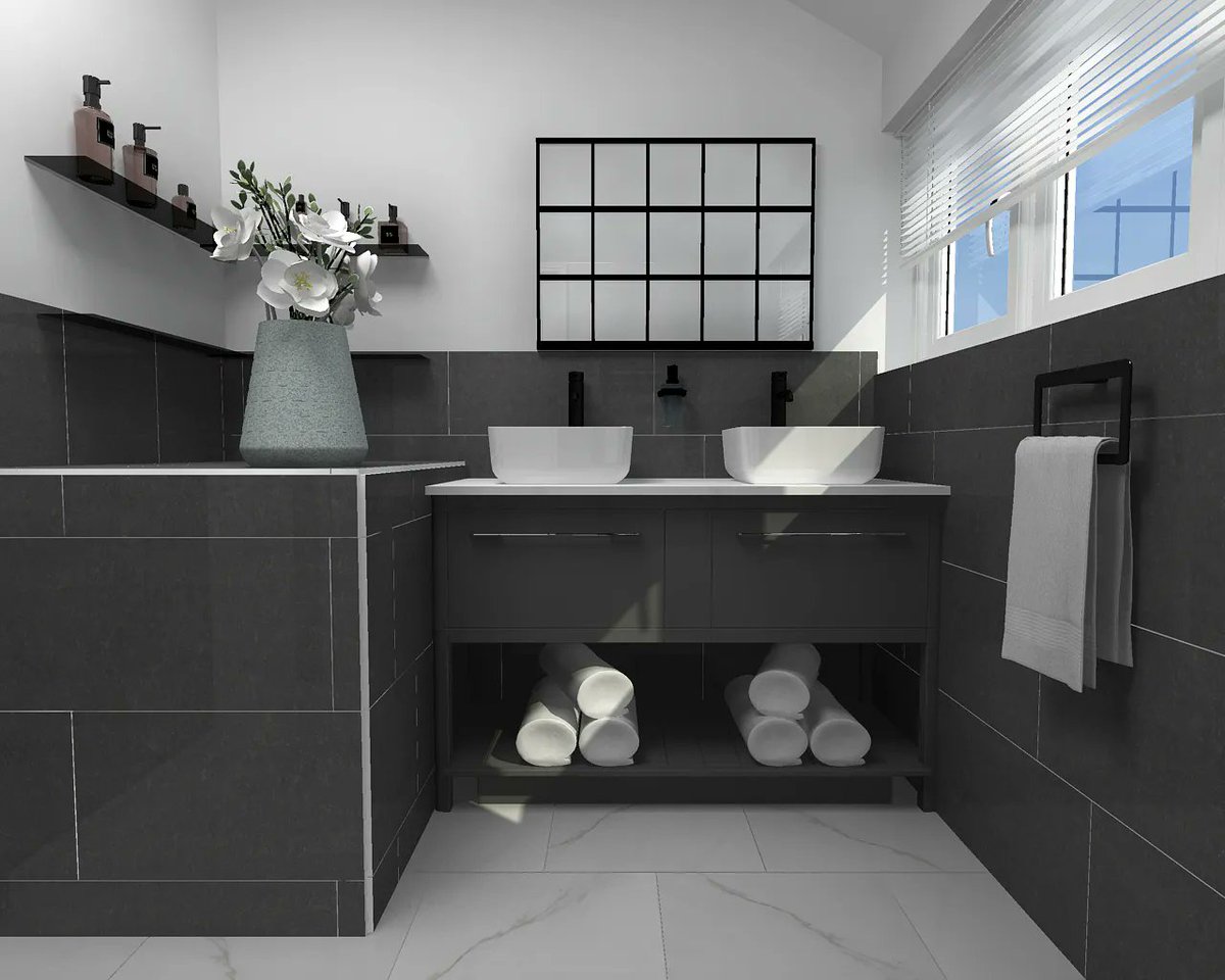 Modern living 😍🙌🏻

When black accents and accessories bring your bathroom to life! 
We're loving this recent design created for one of our lovely clients.

✨ Designer | Chloe
✨ Featuring | HiB | Saneux UK

#blackaccents #modernliving #hib #sanuexbathrooms